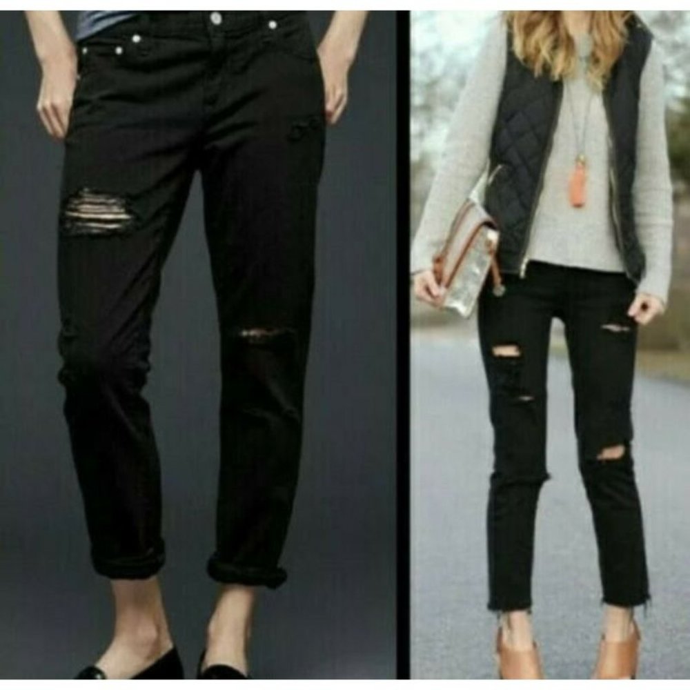 GAP 1969 Destroyed Girlfriend Jeans Women's 31R
